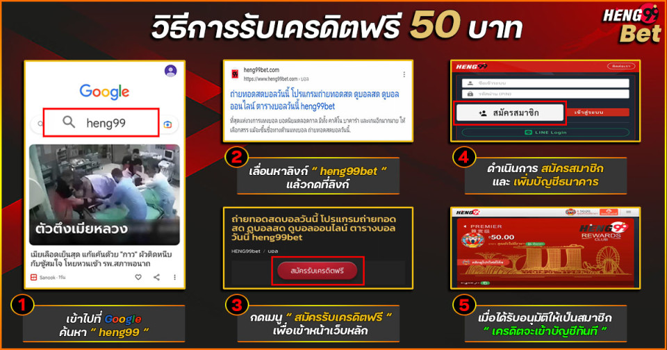 วิธีรับเครดิตฟรี-heng99casino.