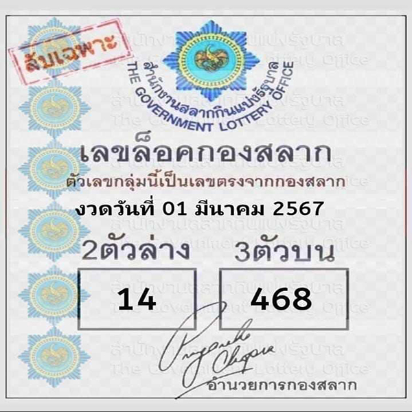 หวยรวยเลขเงินล้าน-"Millionaire lottery numbers"